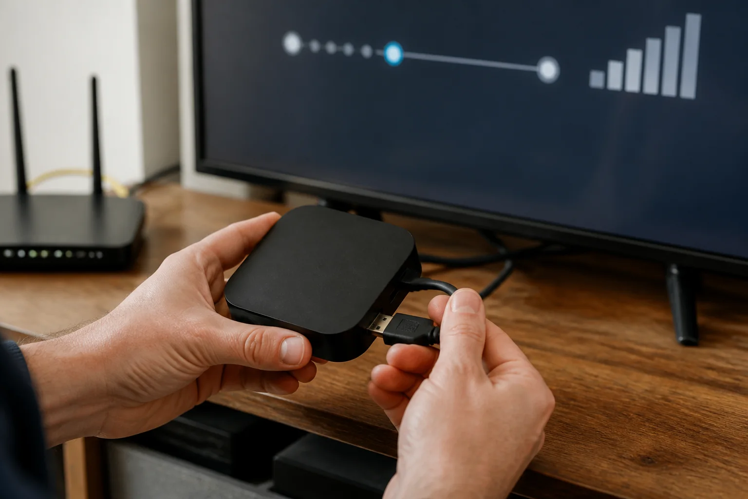 IP IPTV aansluiten op een streamingapparaat