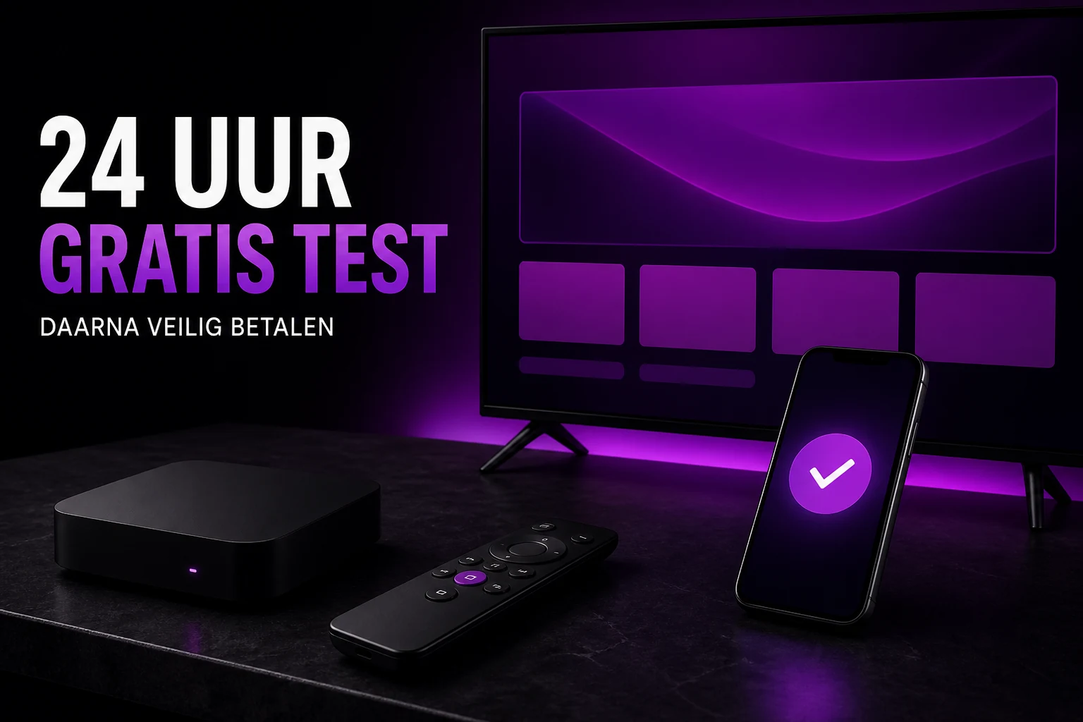 IPTV Klarna na een gratis test van 24 uur