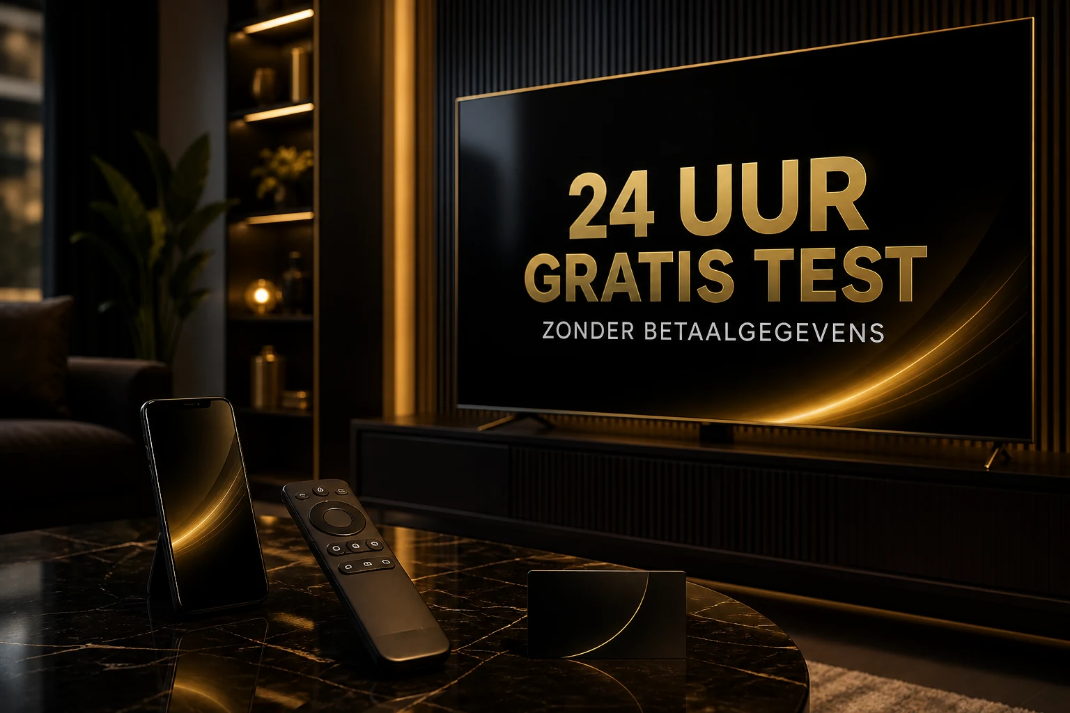24 uur gratis IPTV totaal test zonder betaalgegevens