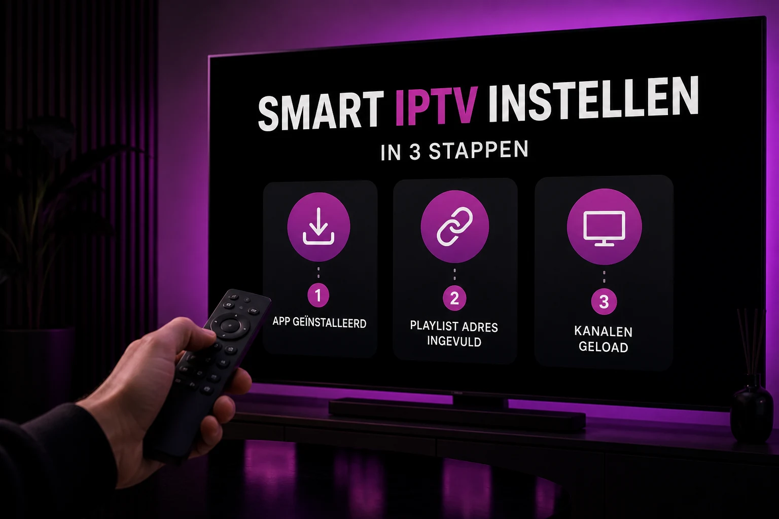 Smart IPTV installeren en playlist koppelen in 3 stappen