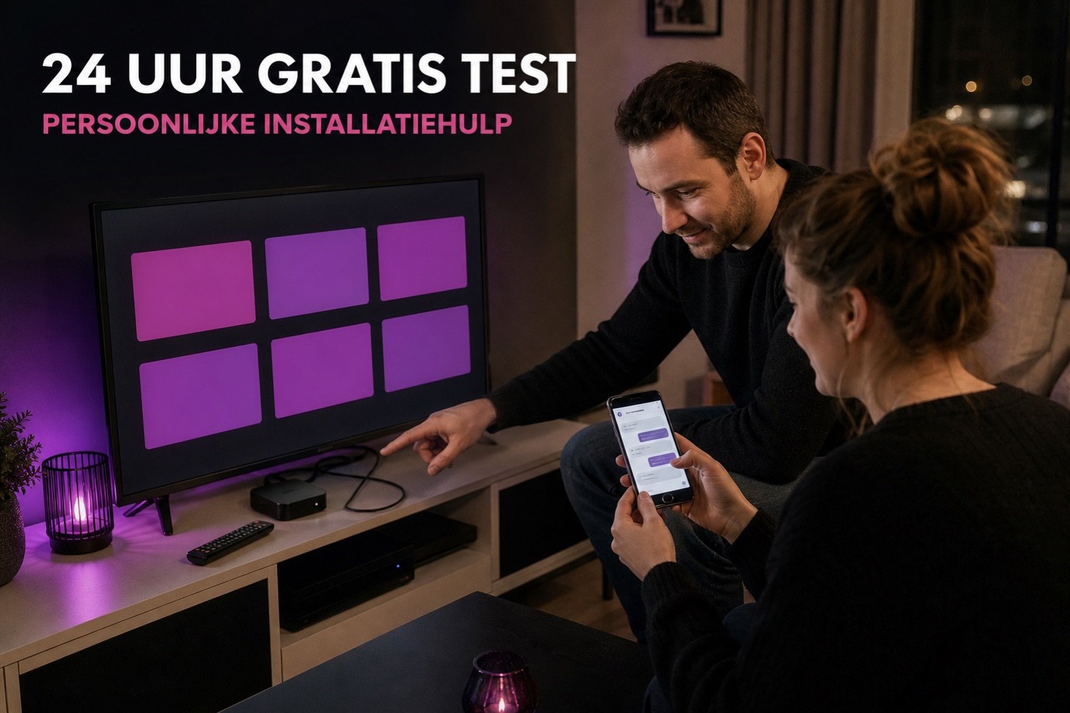 IPTV kopen met Klarna na een gratis test met persoonlijke installatiehulp