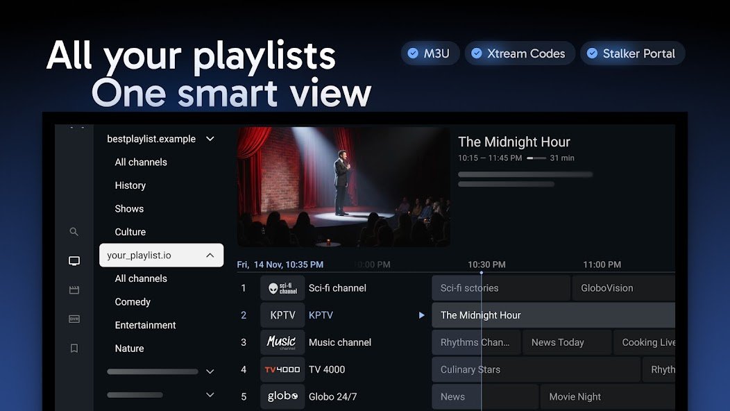 TiviMate installeren: officiële appinterface met playlists en programmagids
